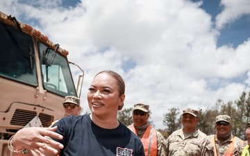 Guam Guard responds to Typhoon Sinlaku