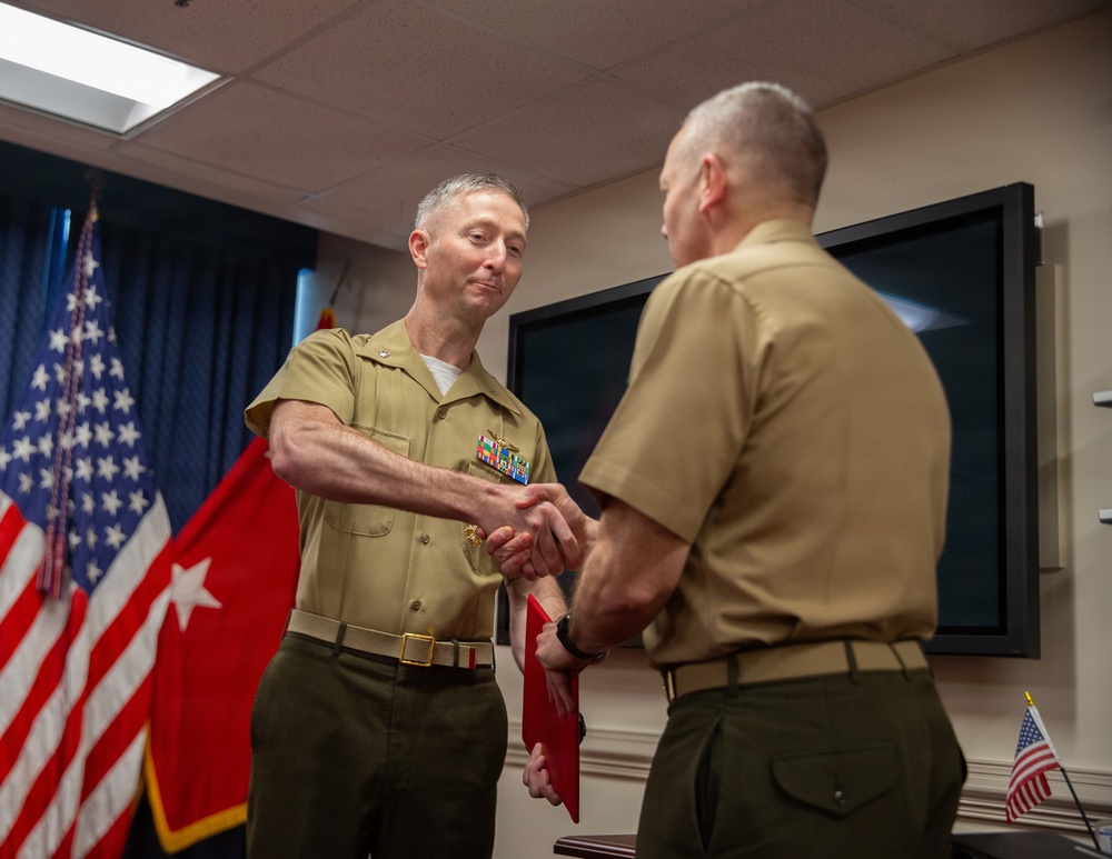 Lt. Col. Christopher A. Tchinski Retirement Ceremony