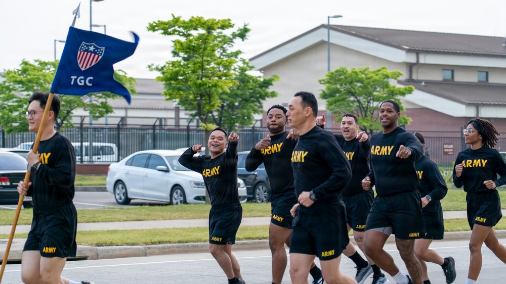 Eighth Army HHBN PV Day BN Run