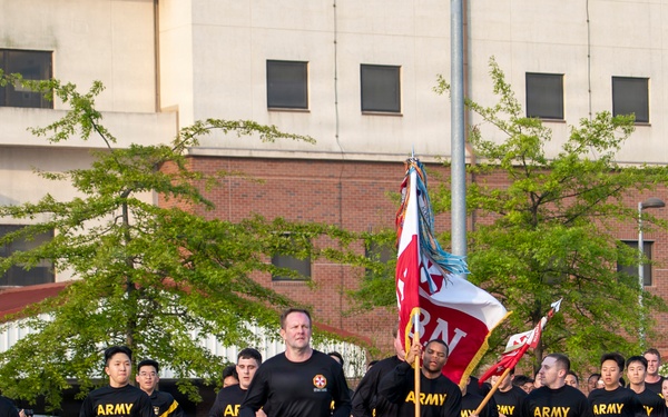 Eighth Army HHBN PV Day BN Run
