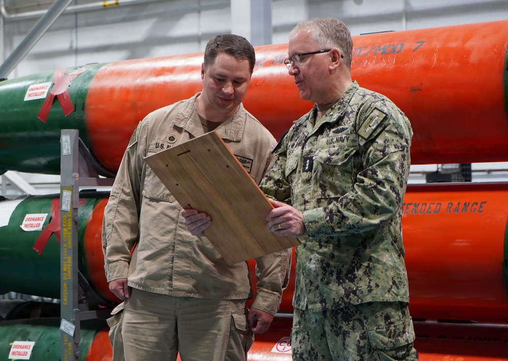 Lockwood Award presented to Navy Submarine Torpedo Facility onboard Naval Weapons Station Yorktown