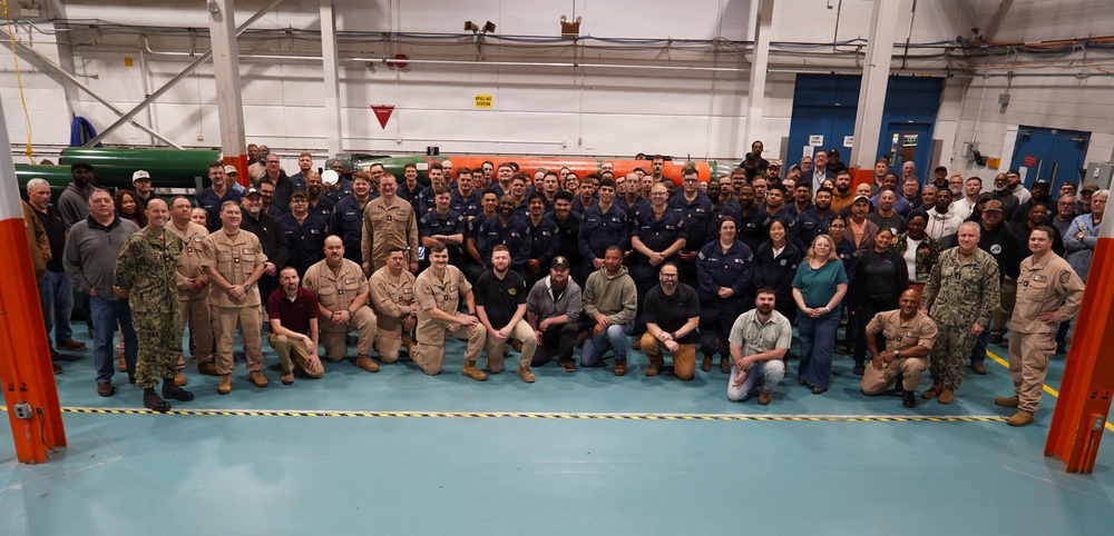 Prestigious Lockwood Award presented to the Navy Submarine Torpedo Facility onboard Naval Weapons Station Yorktown