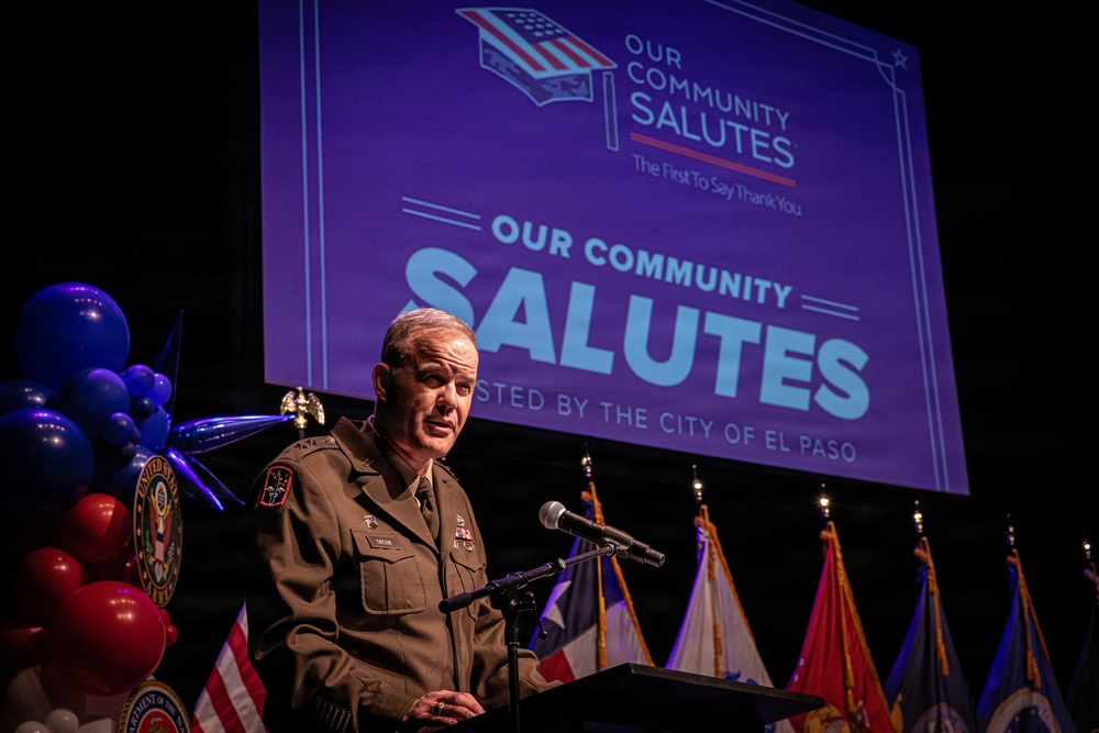 El Paso's 2026 'Our Community Salutes Ceremony'