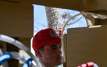 554th RED HORSE deploy Reverse Osmosis Water Purification Unit to Saipan