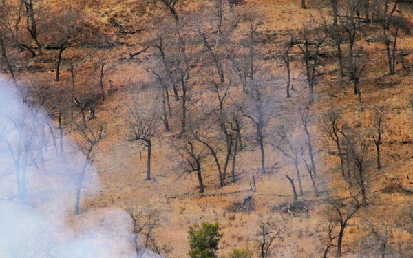 April 2026 prescribed burn operations at Fort McCoy