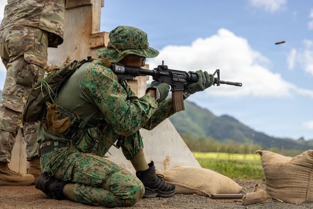 Pacific Land Forces Team Readiness Challenge - M4A1 Qualification