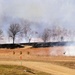 April 2026 prescribed burn operations at Fort McCoy