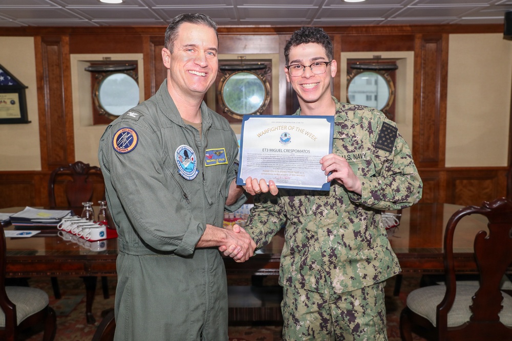George Washington Recognizes Warfighter of the Week