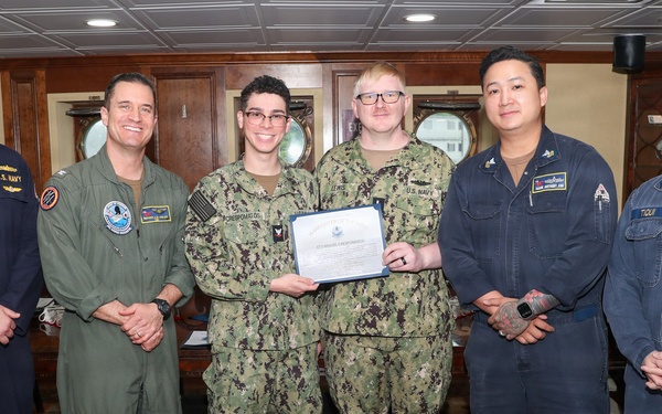 Toa Alta Native Honored as Warfighter of the Week aboard USS George Washington