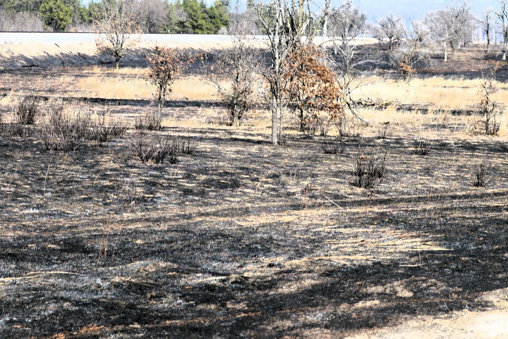 April 2026 prescribed burn operations at Fort McCoy