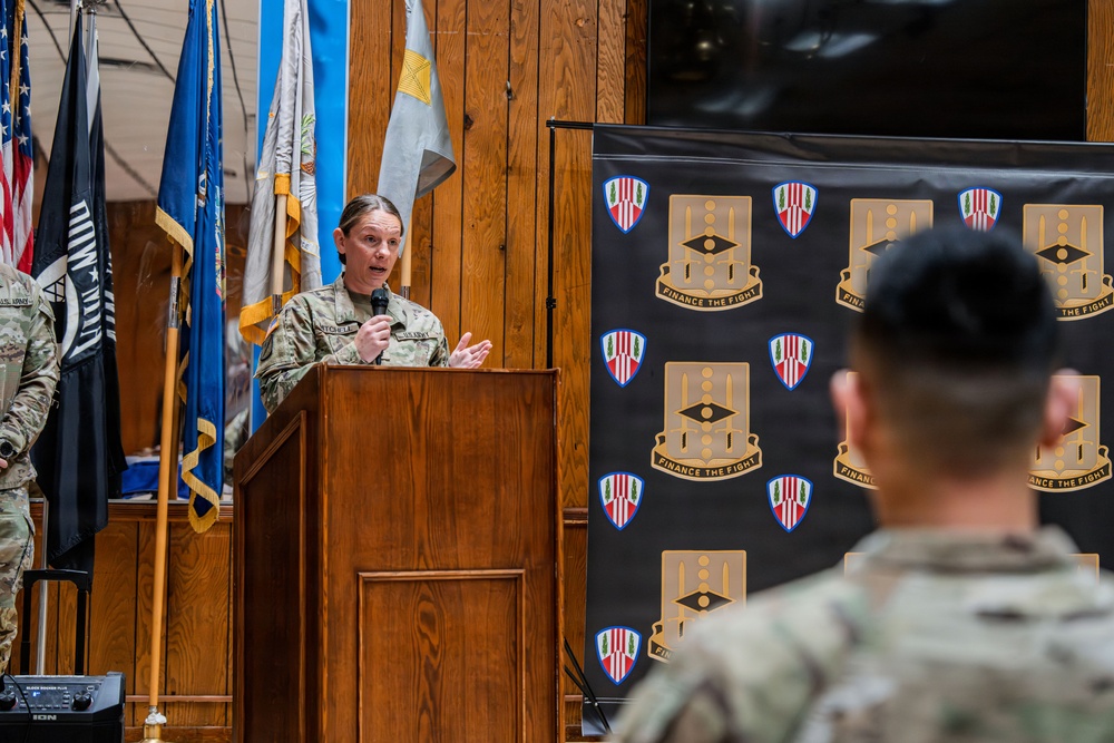 37th Finance Company Mobilization Farewell Ceremony