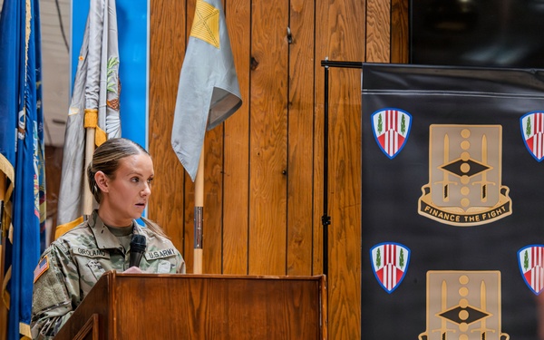 37th Finance Company Mobilization Farewell Ceremony