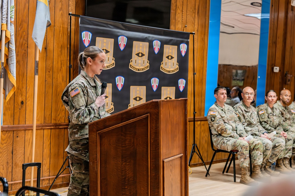 37th Finance Company Mobilization Farewell Ceremony