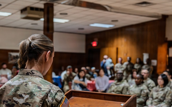 37th Finance Company Mobilization Farewell Ceremony
