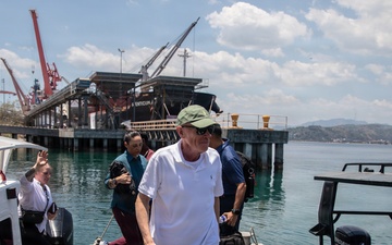 Balikatan 2026: U.S. Army Maj. Gen. E. Darrin Cox tours Naval Operating Base Subic