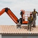 CE Airmen repair dorm roof
