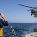 Delbert D. Black Conducts a Vertical Replenishment-at-Sea