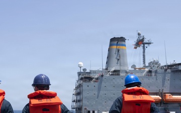 Delbert D. Black Conducts a Replenishment-at-Sea
