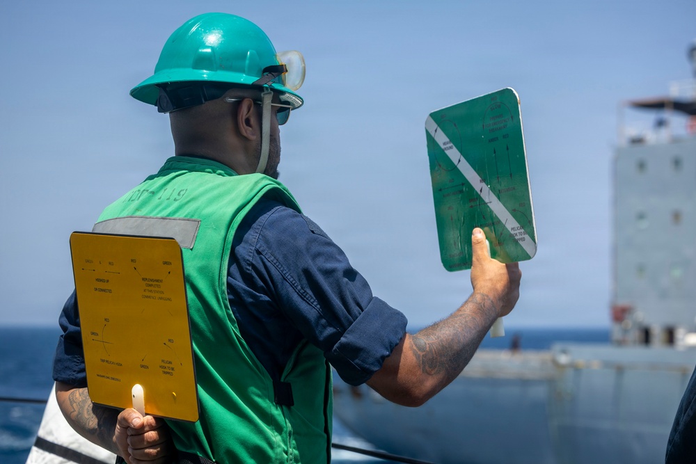 Delbert D. Black Conducts a Replenishment-at-Sea