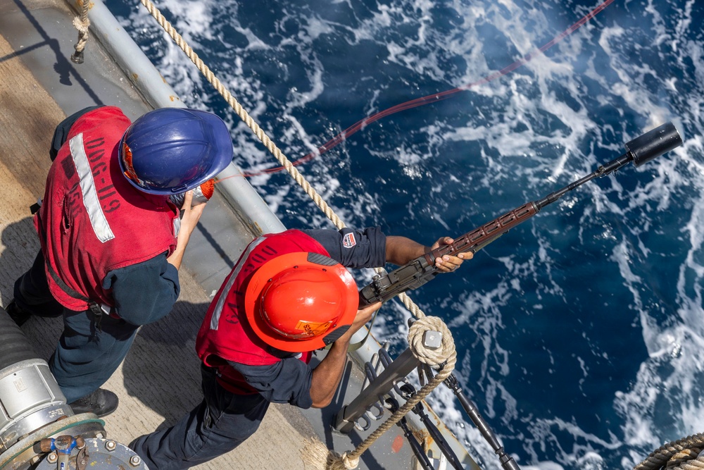 Delbert D. Black Conducts a Replenishment-at-Sea