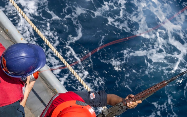 Delbert D. Black Conducts a Replenishment-at-Sea