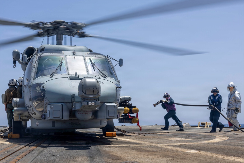 Delbert D. Black Conducts Flight Operations