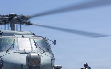Delbert D. Black Conducts Flight Operations
