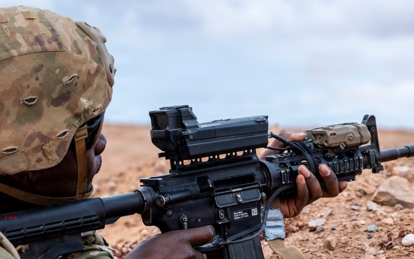 US Soldiers conduct autonomous tactical vehicle live-fire exercise, advancing unmanned innovation during African Lion 26