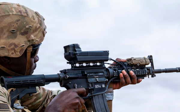 US Soldiers conduct autonomous tactical vehicle live-fire exercise, advancing unmanned innovation during African Lion 26