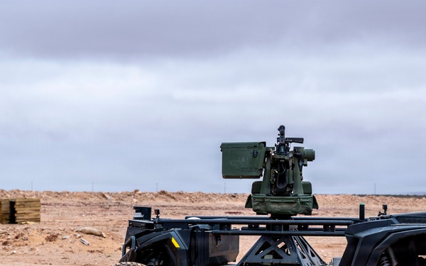 US Soldiers conduct autonomous tactical vehicle live-fire exercise, advancing unmanned innovation during African Lion 26