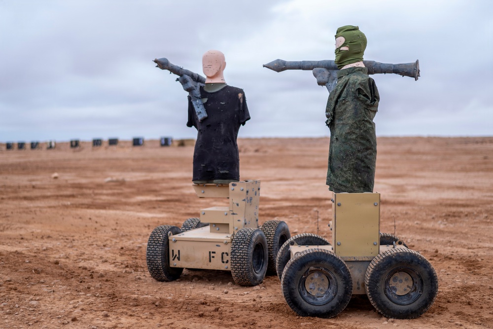 US Soldiers conduct autonomous tactical vehicle live-fire exercise, advancing unmanned innovation during African Lion 26