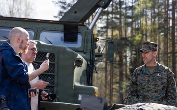 U.S. Marines showcase unit capabilities to Allied partners and Swedish media