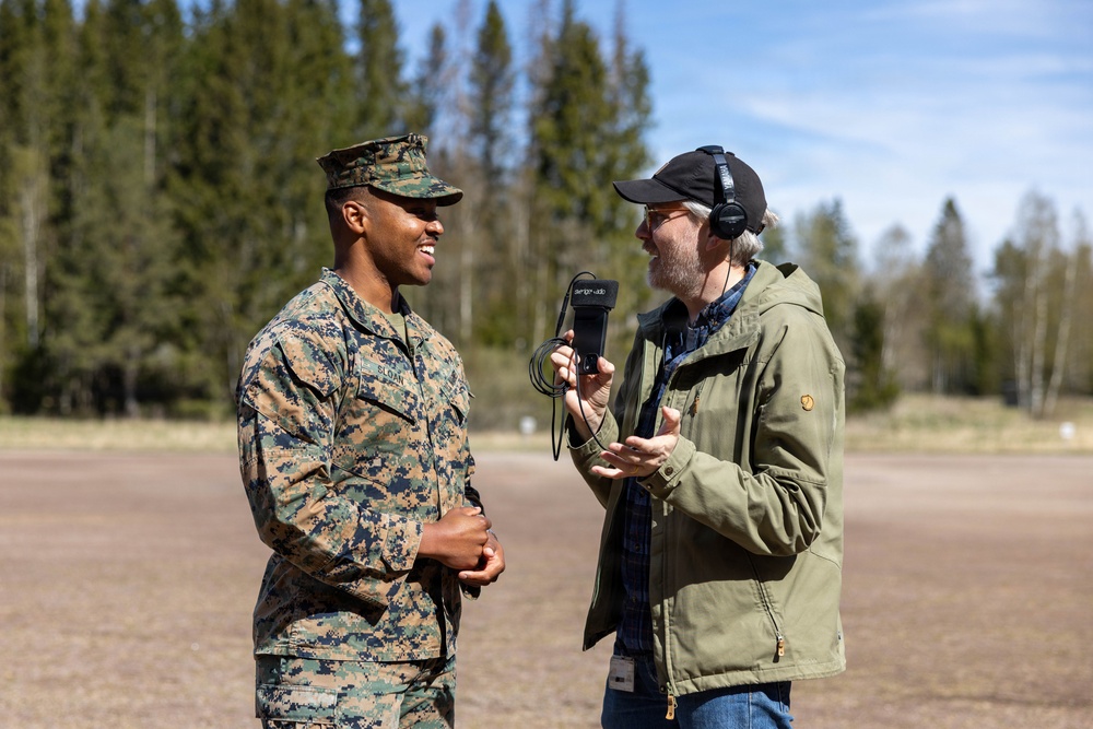 U.S. Marines showcase unit capabilities to Allied partners and Swedish media