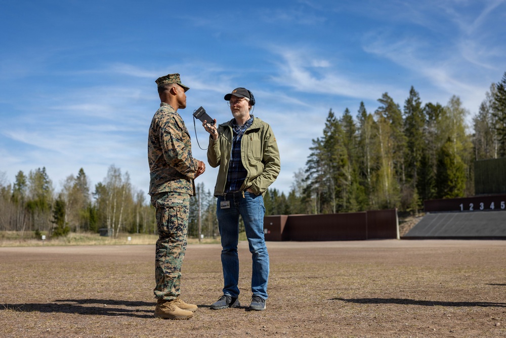 U.S. Marines showcase unit capabilities to Allied partners and Swedish media