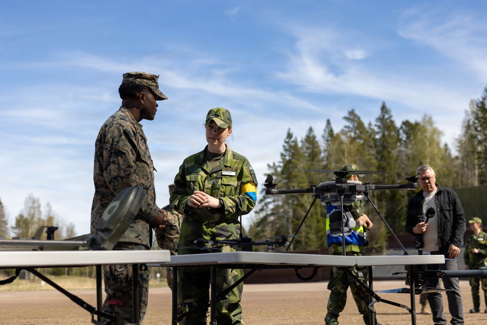 U.S. Marines showcase unit capabilities to Allied partners and Swedish media