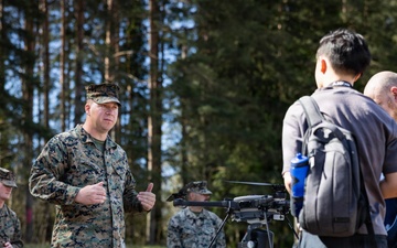 U.S. Marines showcase unit capabilities to Allied partners and Swedish media