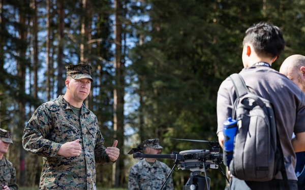 U.S. Marines showcase unit capabilities to Allied partners and Swedish media