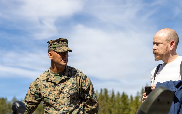 U.S. Marines showcase unit capabilities to Allied partners and Swedish media