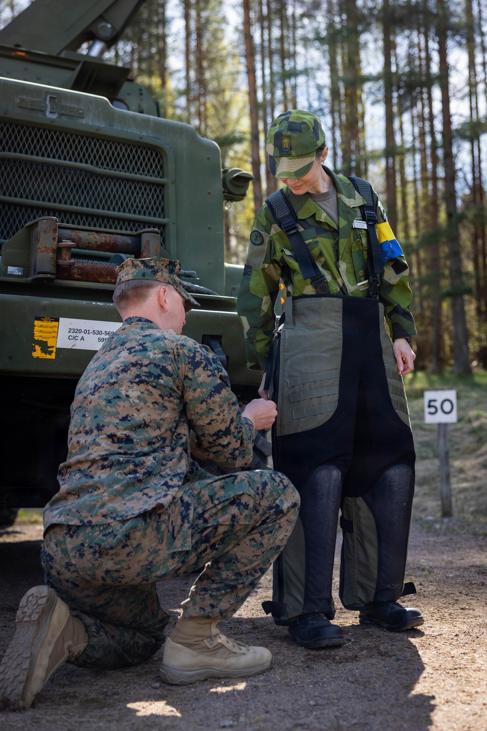 U.S. Marines showcase unit capabilities to Allied partners and Swedish media