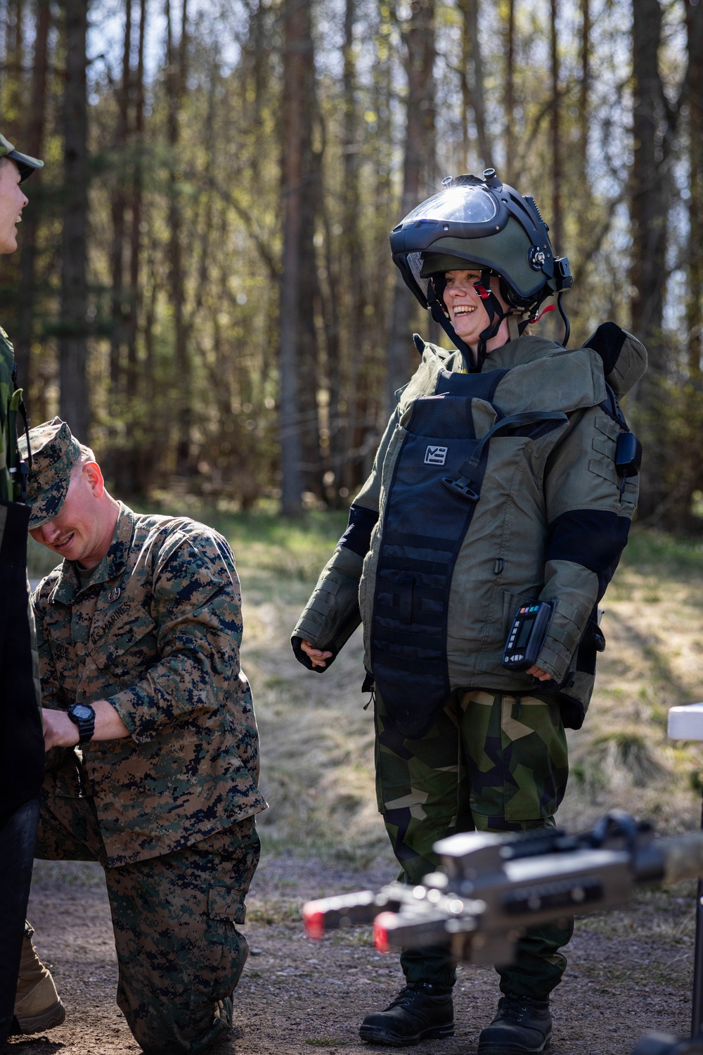 U.S. Marines showcase unit capabilities to Allied partners and Swedish media