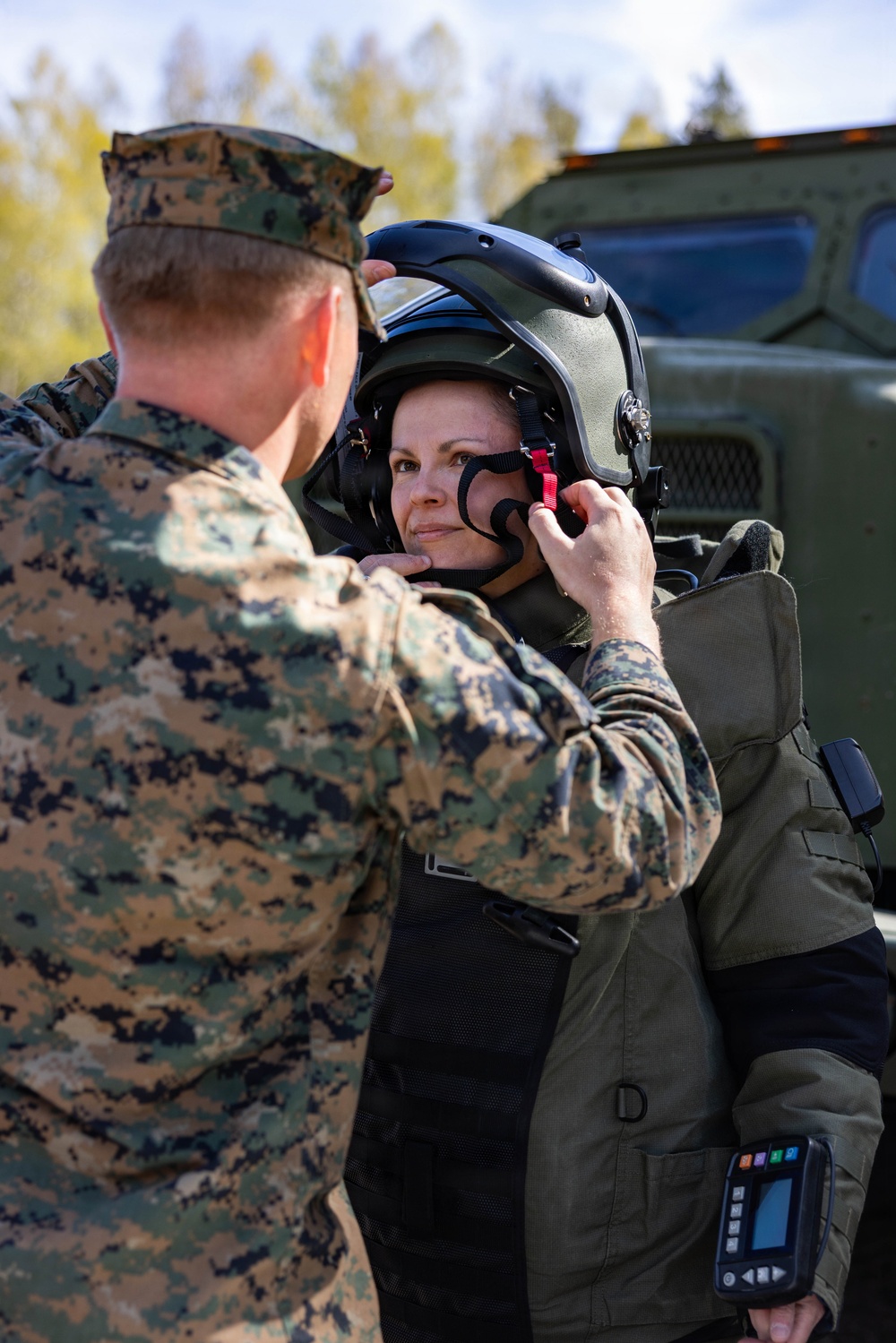 U.S. Marines showcase unit capabilities to Allied partners and Swedish media