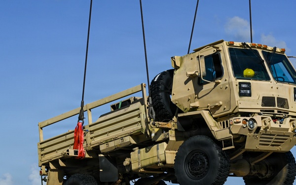 LCACs’ 62, 52 arrives in Saipan bearing Army vehicles for Typhoon Sinlaku response