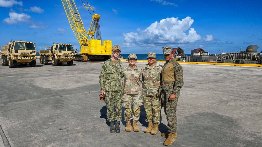 LCACs’ 62, 52 arrives in Saipan bearing Army vehicles for Typhoon Sinlaku response