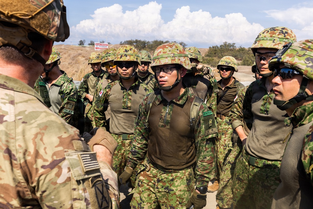 Balikatan 2026: 25th Infantry Division, Japanese Ground Self-Defense Force Recon Battle Positions