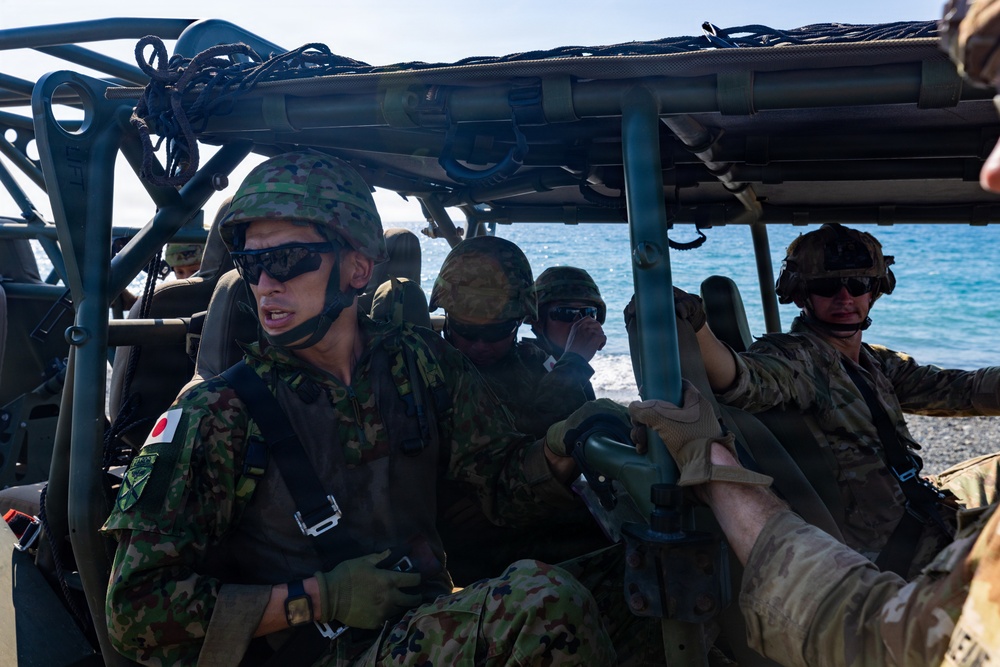 Balikatan 2026: 25th Infantry Division, Japanese Ground Self-Defense Force Recon Battle Positions