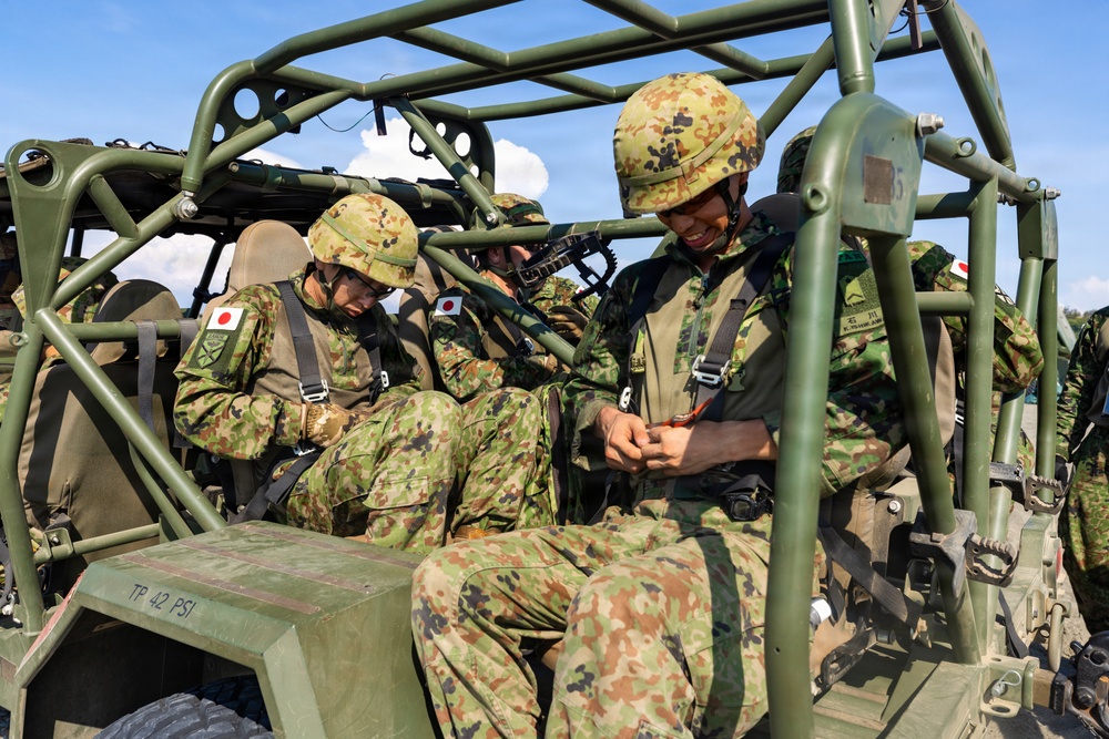 Balikatan 2026: 25th Infantry Division, Japanese Ground Self-Defense Force Recon Battle Positions