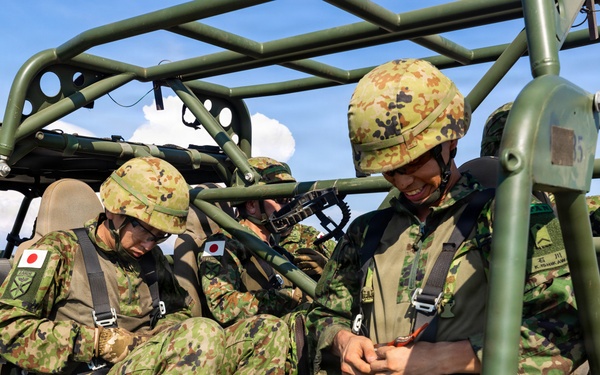 Balikatan 2026: 25th Infantry Division, Japanese Ground Self-Defense Force Recon Battle Positions