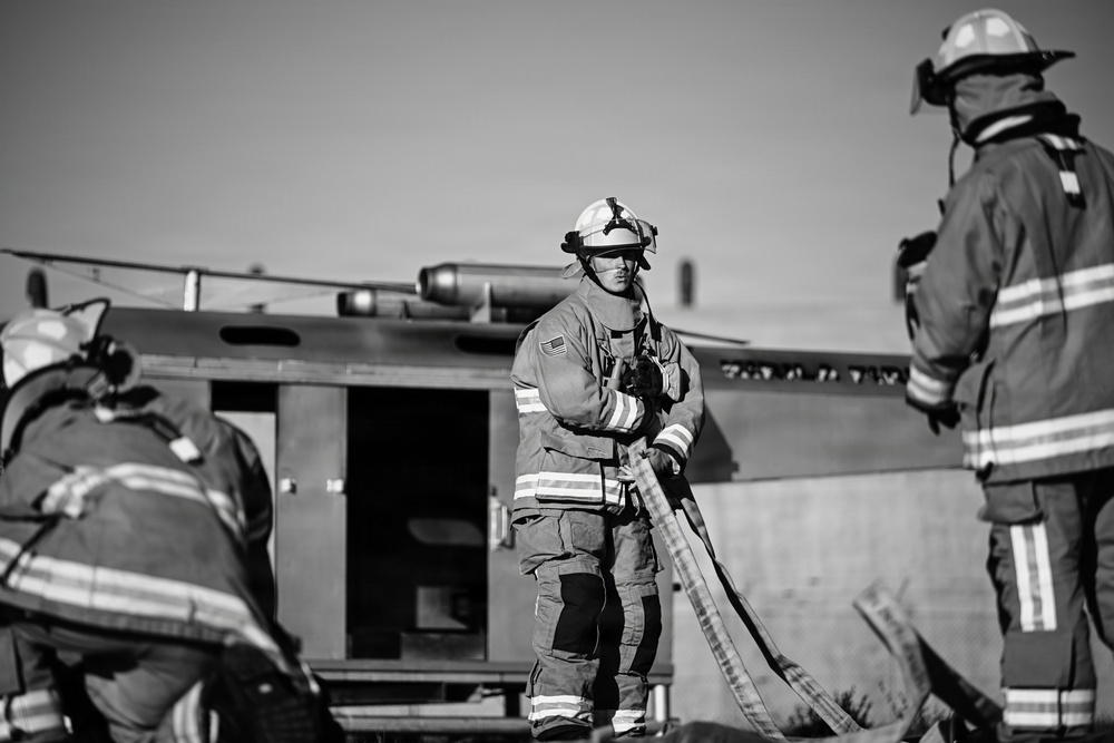 Through the smoke: 52nd CES live-burn training