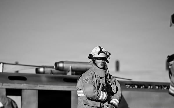 Through the smoke: 52nd CES live-burn training