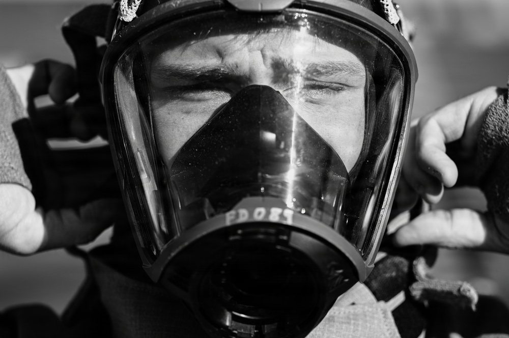 Through the smoke: 52nd CES live-burn training